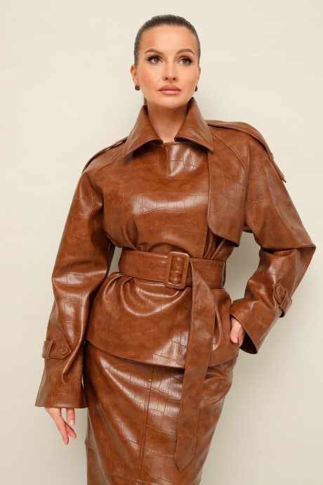 Костюм/комплект PUR PUR 11-412 /2 коричневый размер 42-48 #4