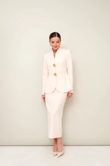Юбочный костюм PUR PUR 11-452 /2 нежно-розовый