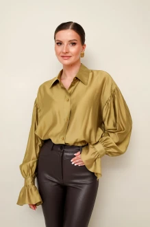 Блузка PUR PUR 11-460 хаки
