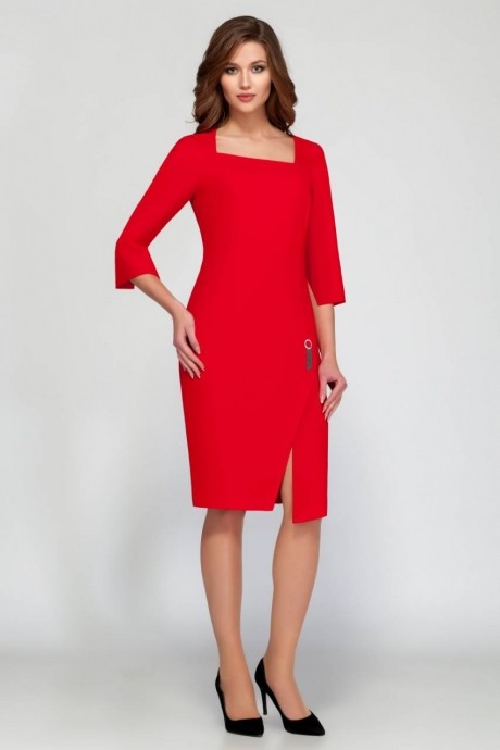 Платье Beautiful&Free 1319 красный размер 44-48 #1