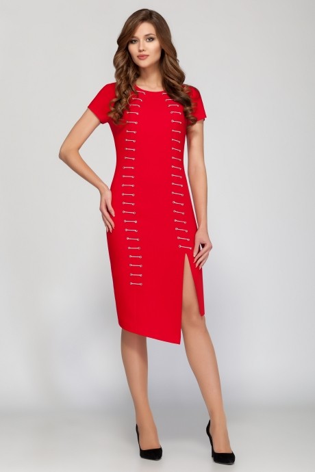 Вечернее платье Beautiful&Free 1316 красный размер 42-48 #2
