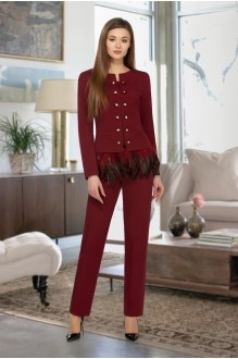 Beautiful&Free 1826 марсала перья #1