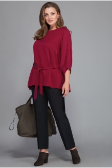 Beautiful&Free 1847 марсала+чёрн #2