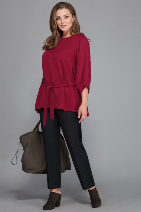 Beautiful&Free 1847 марсала+чёрн #2