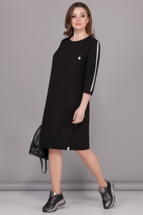 Платье Beautiful&Free 2074 черный размер 48-58 #1