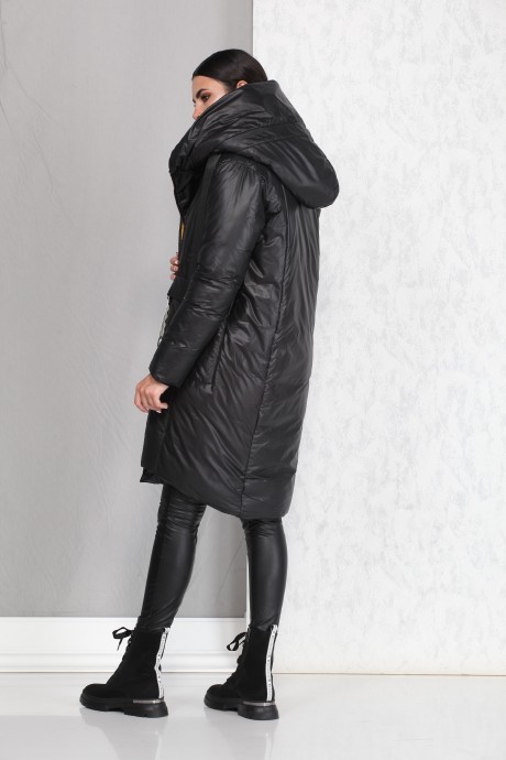 Пальто Beautiful&Free 4008 чёрный размер 44-52 #6