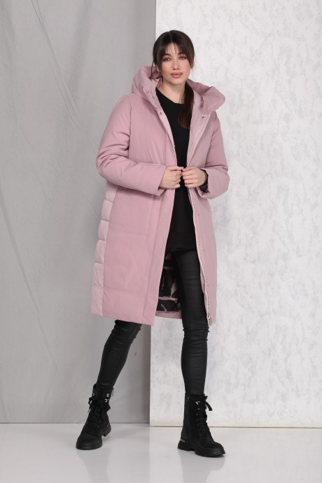 Пальто Beautiful&Free 4025 розовый размер 42-50 #1