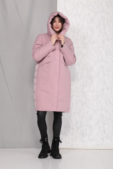 Пальто Beautiful&Free 4025 розовый размер 42-50 #7