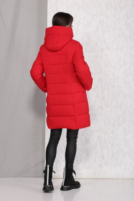 Пальто Beautiful&Free 4027 красный размер 48-58 #8