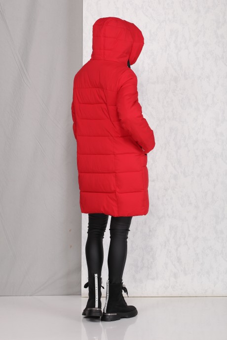 Пальто Beautiful&Free 4027 красный размер 48-58 #9