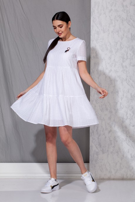 Платье Beautiful&Free 3031 белый размер 42-48 #3