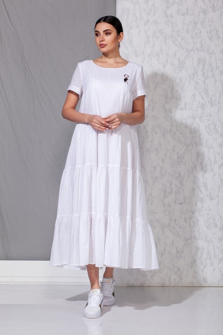 Платье Beautiful&Free 3032 белый размер 48-54 #2
