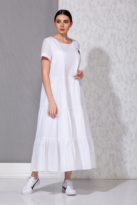 Платье Beautiful&Free 3032 белый размер 48-54 #4