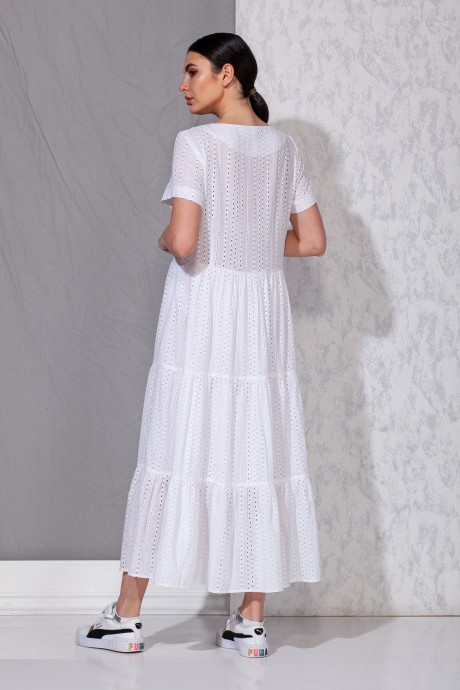 Платье Beautiful&Free 3032 белый размер 48-54 #5