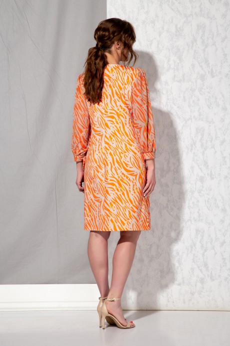Платье Beautiful&Free 2105 оранжевый размер 46-52 #5