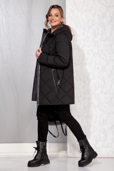 Куртка Beautiful&Free 4095 черный+графит размер 50-60 #1