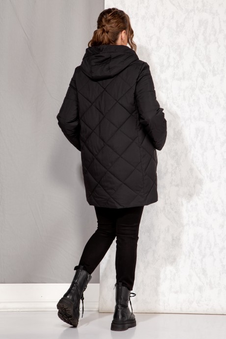 Куртка Beautiful&Free 4095 черный+графит размер 50-60 #5