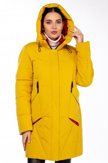 Пальто Beautiful&Free 4098 желтый размер 50-60 #6