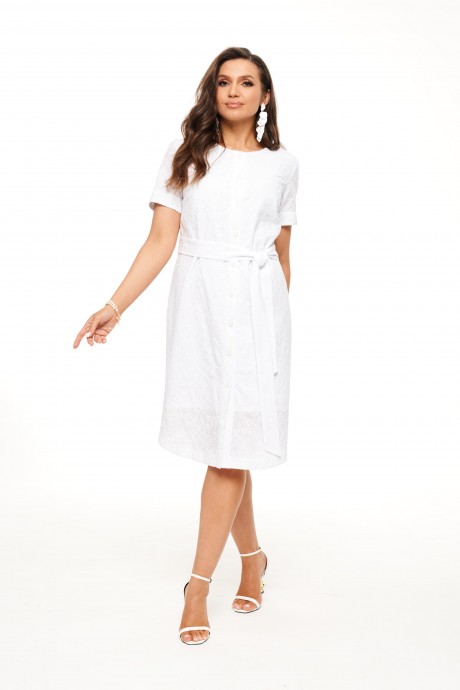 Платье Beautiful&Free 6035 белый размер 48-54 #3