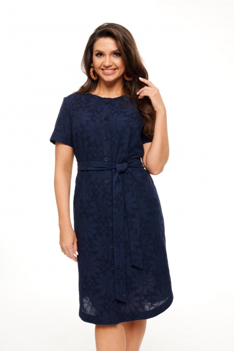 Платье Beautiful&Free 6035 тёмно-синий размер 48-54 #3