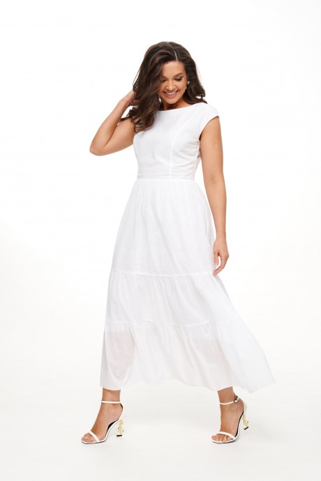 Платье Beautiful&Free 6042 белый размер 44-50 #1