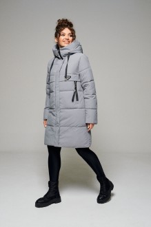 Пальто Beautiful&Free 6106 серый #1