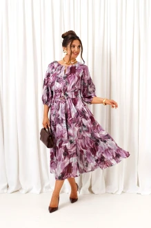 Платье Beautiful&Free 6412 бордовый