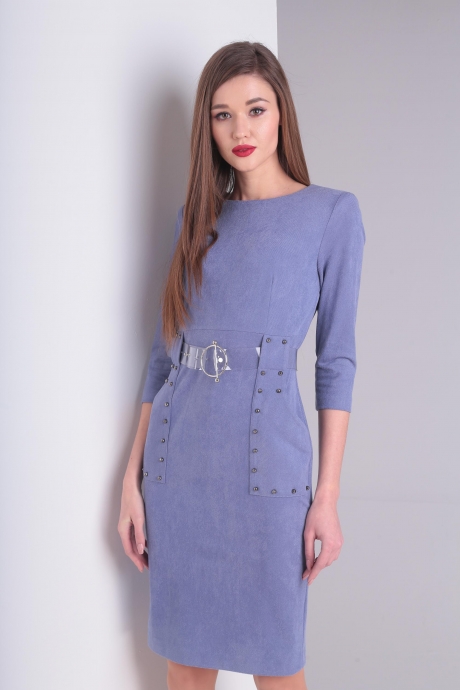 Платье Rishelie 706 фиолетово-сиреневый размер 42-48 #3