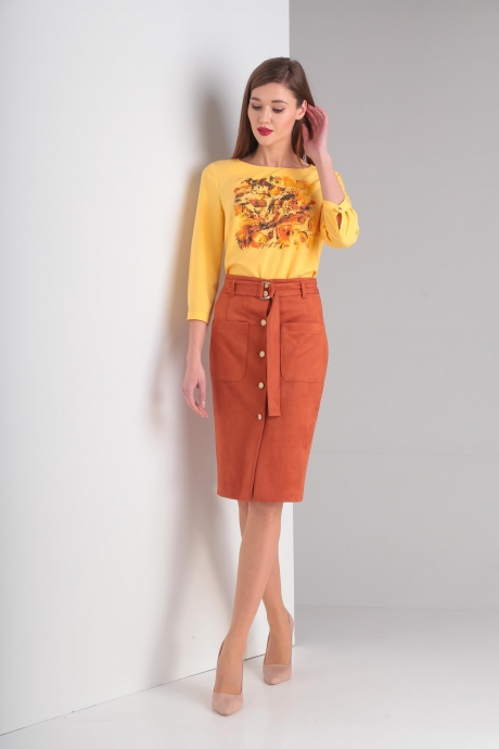 Rishelie 705 желтый/терракот #1