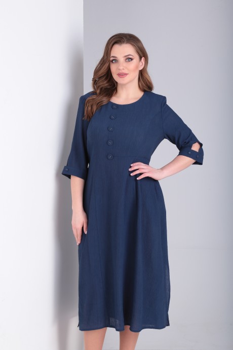 Платье Rishelie 787 синий размер 48-54 #2