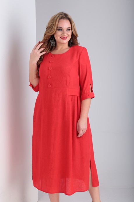 Платье Rishelie 787 .2 красный размер 48-54 #3