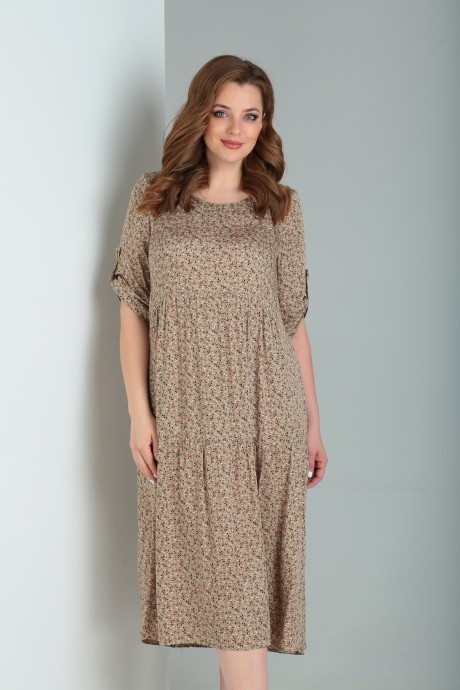 Платье Rishelie 780 бежевый размер 48-54 #2