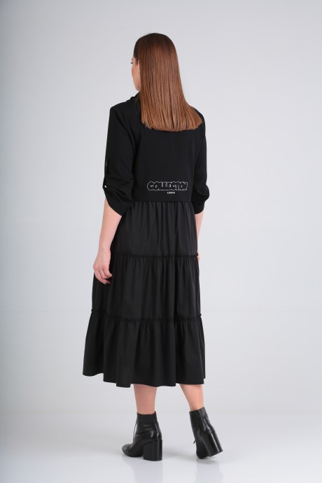 Платье Rishelie 829 чёрный размер 52-56 #5