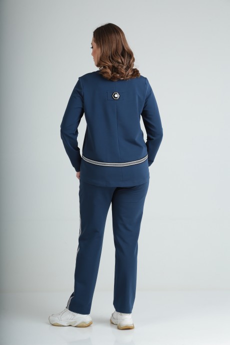 Спортивный костюм Rishelie 725 синий размер 44-52 #6
