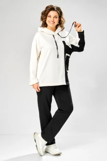 Спортивный костюм Rishelie 999 .1 черный, белый