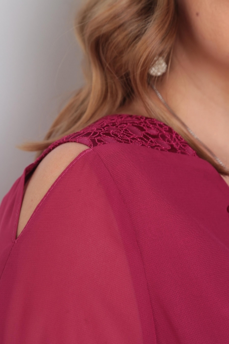Вечернее платье VIOLA STYLE 0812 розовый размер 54-58 #4