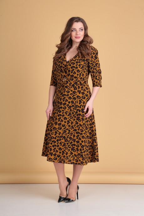 Платье VIOLA STYLE 0910 гепард размер 50-54 #1
