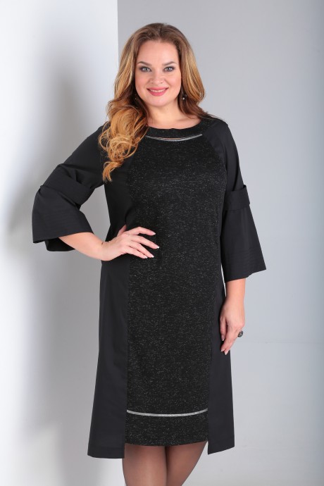 Вечернее платье VIOLA STYLE 0937 чёрный размер 50-54 #2