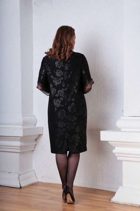 Вечернее платье VIOLA STYLE 0945 чёрный размер 54-58 #3