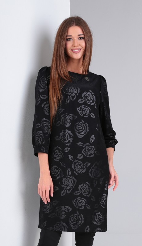 Вечернее платье VIOLA STYLE 0948 чёрный размер 50-54 #2