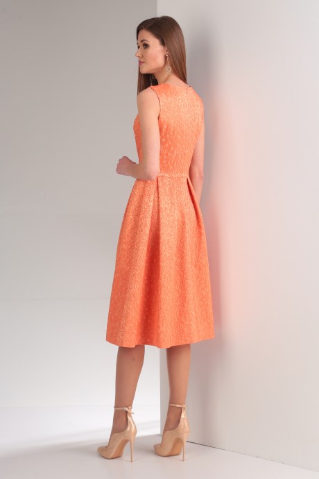 Вечернее платье VIOLA STYLE 0807 персик размер 42-46 #5
