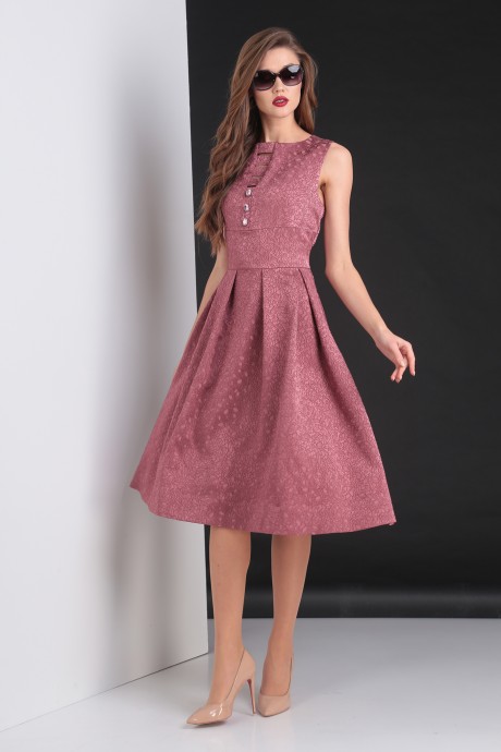Вечернее платье VIOLA STYLE 0807 тёмно-розовый размер 42-46 #2