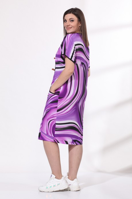 Платье VIOLA STYLE 0964 сиреневый размер 54-58 #3