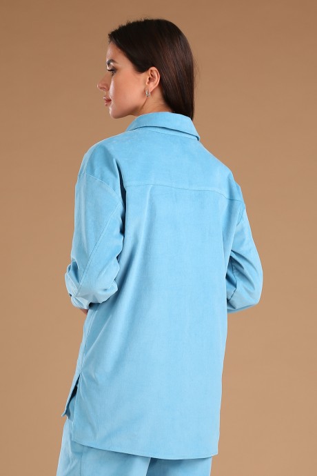 Рубашка VIOLA STYLE 1125 голубой размер 42-52 #3