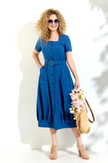 Платье Euromoda 616 синее