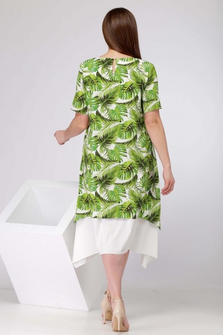 Платье SOVA 11007 дизайн "листья" размер 54-58 #2