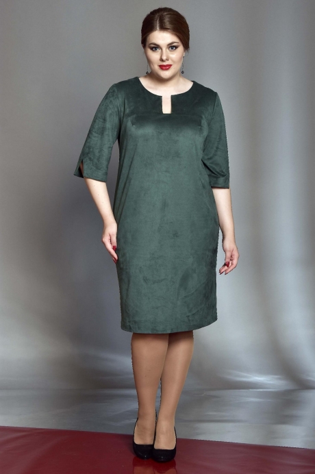 Платье SOVA 11017 зеленый размер 52-56 #1