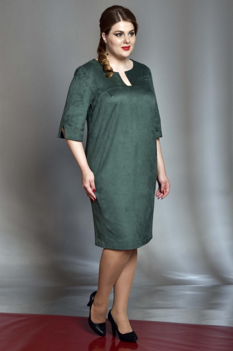 Платье SOVA 11017 зеленый размер 52-56 #3