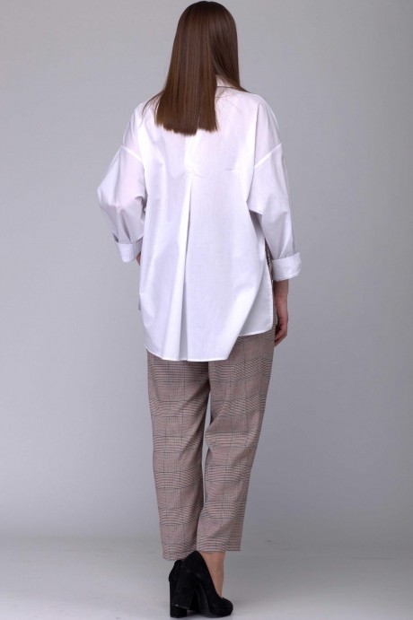 Блузка SOVA 13034 белый размер 50-60 #4