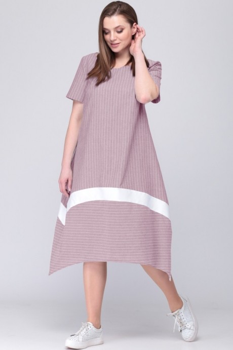 Платье SOVA 11030 розовый размер 52-56 #1
